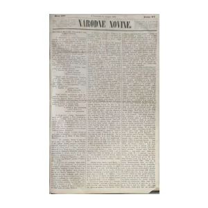 Novine Dalmatinsko-Hervatsko-Slavonske: Broj 1-228/1849