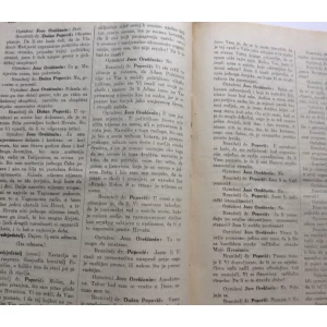 STENOGRAFSKI ZAPISNIK SASTAVLJEN KOD KR. SUDBENOG STOLA U ZAGREBU 1909. - OPTUŽNICA PROTIV ADAMA PRIBIČEVIĆA I 52 DRUGA RADI ZLOĆINSTVA VELEIZDAJE...