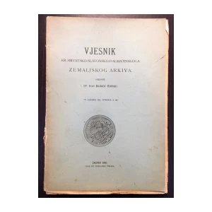 IVAN BOJNIČIĆ KNINSKI, VJESNIK KR. HRVATSKO-SLAVONSKO-DALMATINSKOGA ZEMALJSKOG ARKIVA, GODINA XX. SVESKA 3., ZAGREB 1918.