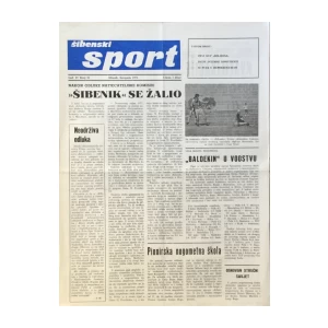 Šibenski sport broj 31/1971