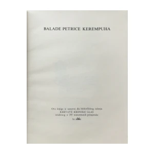 Miroslav Krleža: Kervave krinike glas 1972.