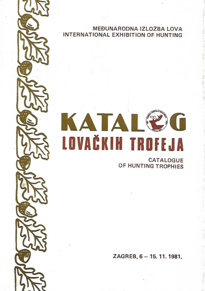 Katalog lovačkih trofeja – Međunarodna izložba lovačkih trofeja