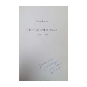 Marija Barbieri: Hrvatski operni pjevači 1846.-1918.