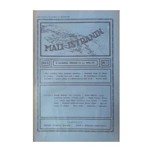 Mali Istranin: God. II, broj 7/1930-1931