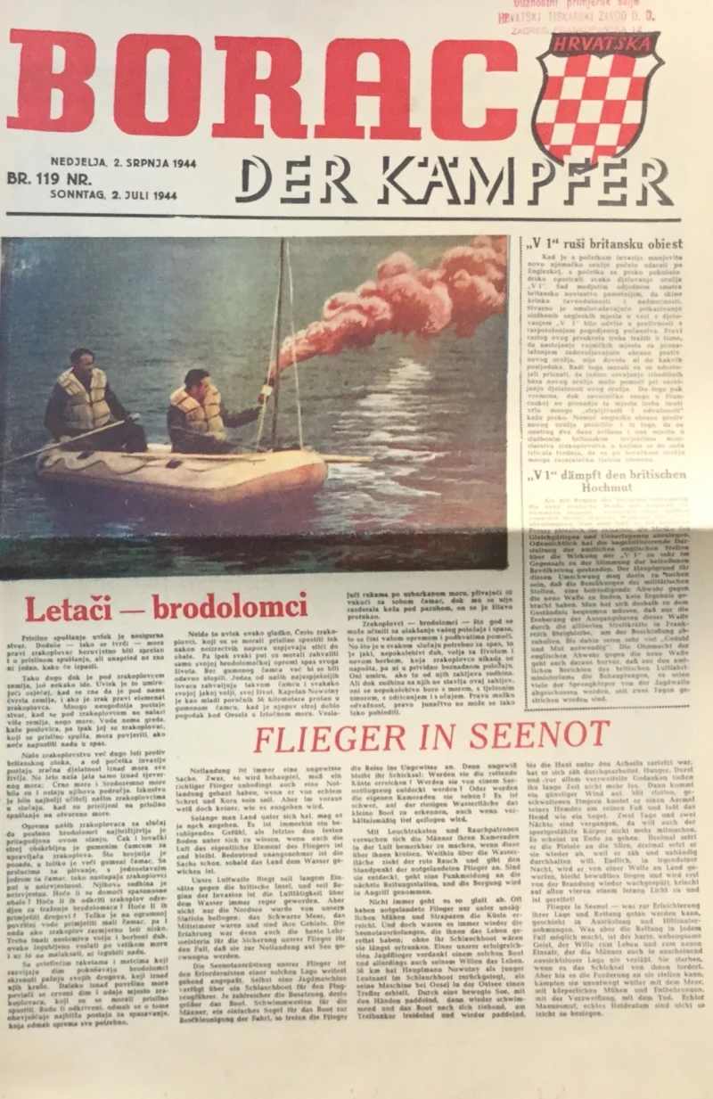 Der Kämpfer Borac Hrvatska 119/1944