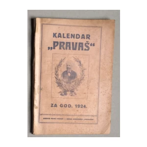 KALENDAR&quot; PRAVAŠ&quot;, ZA GODINU 1924.