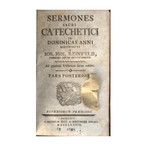 Sermones sacri Catechetici in Dominicas anni