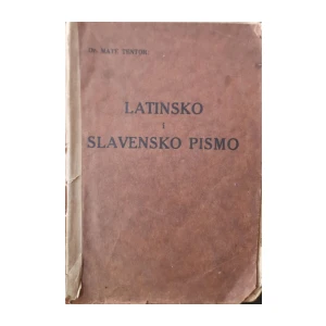 Mate Tentor: Latinsko i slavensko pismo