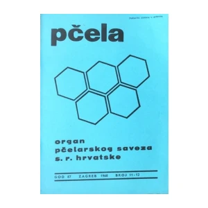 Časopis: Pčela godište 87. Zagreb 1968. broj 11-12.