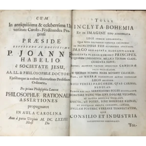 Imago principum Bohemiae LXI. elogiis ducum, regum, interregum, adumbrata