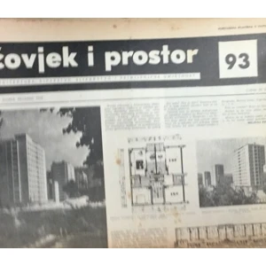 Časopis: Čovjek i prostor  godište VI.  Zagreb 1959. broj 93.