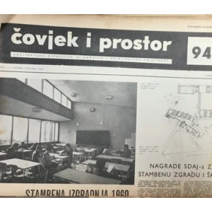 Časopis: Čovjek i prostor  godište VI.  Zagreb 1959. broj 94.