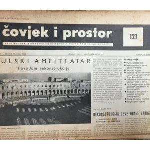 Časopis: Čovjek i prostor  godište X.  Zagreb 1963. broj 121.