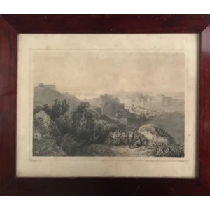 Veduta Šibenik autor: Biermann E. ,god. 1875 bakrorez