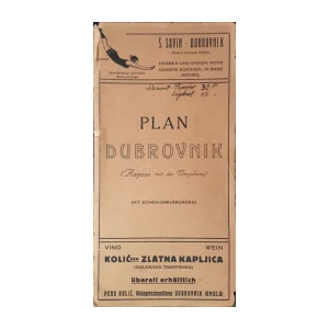 Zemljopisna karta: Plan Dubrovnik s okolicom