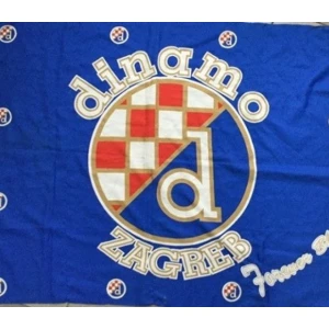 Dinamo  Zagreb zastava dimenzije; 135 x 95 stara navijačka zastava