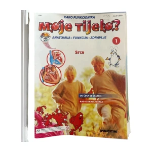 Kako funkcionira Moje tijelo I dio,časopisi od 1-19, anatomija,funkcija ,zdravlje DeAgostini ,