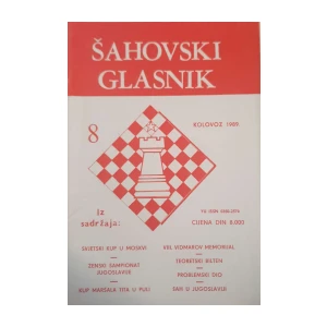 Šahovski glasnik: broj 8/1989
