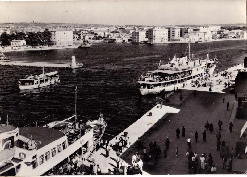 ZADAR ZARA DALMACIJA STARA RAZGLEDNICA VELIKI FORMAT 9