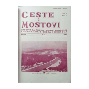 Ceste i mostovi: God. I, broj 1-12/1953