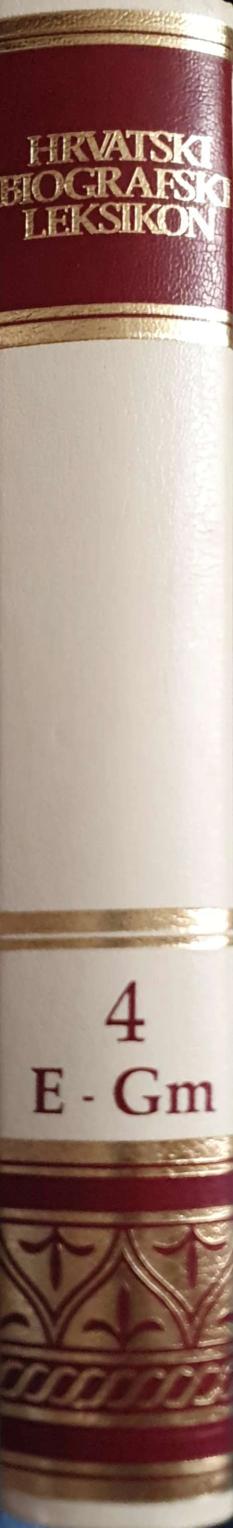 Hrvatski biografski leksikon: 4 - E-Gm