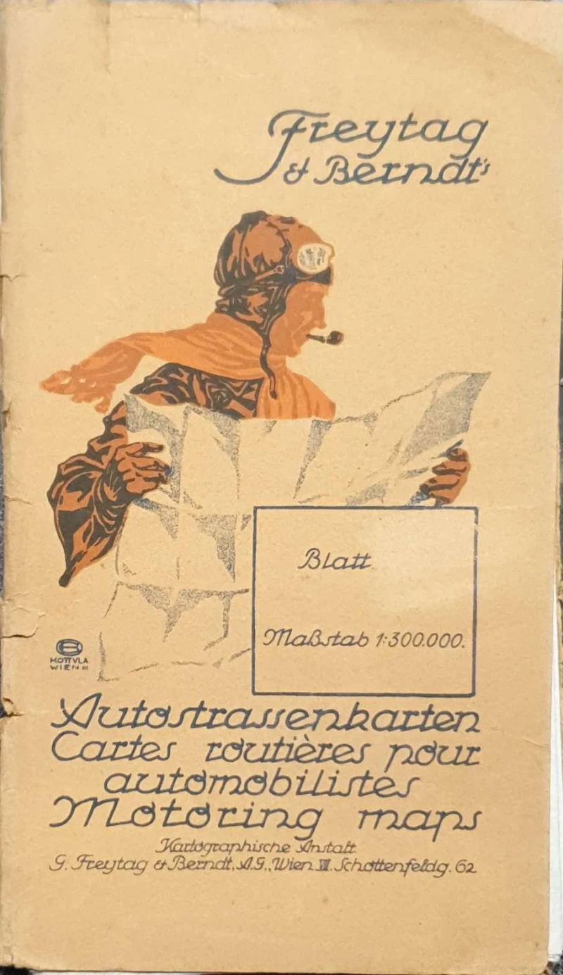 Zemljopisna karta: Autostrassenkarten, Cartes routières pour automobilistes, Motoring maps