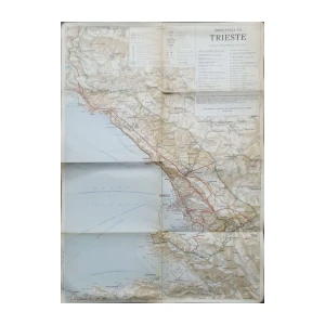 Zemljopisna karta: Provincia di Trieste