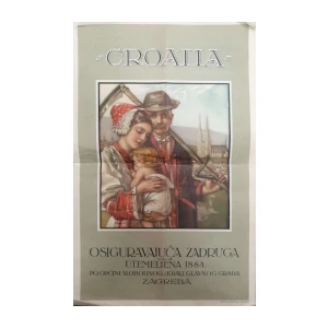 Croatia: Osiguravajića zadruga utemeljena 1884  po općini slobodnog i kralj. glavnog grada Zagreba