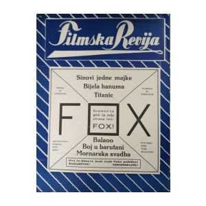 Filmska revija: God. II, broj 20/1928