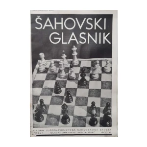 Šahovski glasnik: God.XI, broj 1/1938