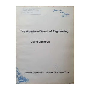 David Jackson: The Wonderful World of Engineering