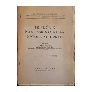 O. Ante Crnica: Priručnik kanonskoga prava Katoličke crkve