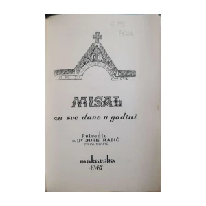Jure Radić: Misal za sve dane u godini