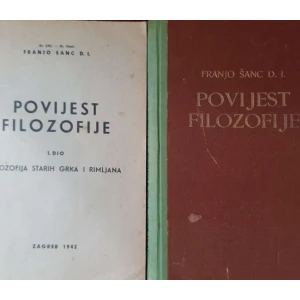 Franjo Šanc: Povijest filozofije I-II