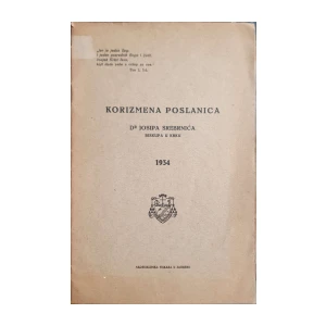 Josip Srebrnić: Korizmena poslanica 1934