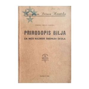 K. Fritsch, S. Gjurašin: Prirodopis bilja za niže razrede srednjih škola