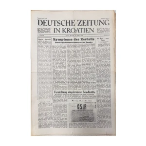 Deutsche Zeitung in Kroatien 70/1942
