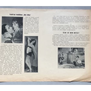 HARRY FIRNEY, RIO RITA, SERENADA, CINEMA, ZAGREB