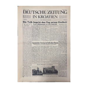 Deutsche Zeitung in Kroatien 84/1942