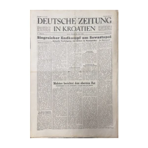 Deutsche Zeitung in Kroatien 143/1942