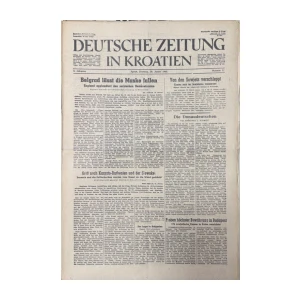 Deutsche Zeitung in Kroatien 11/1945