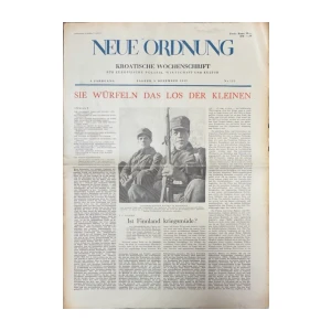 Neue Ordnung Kroatische Wochenschrift 122/1943