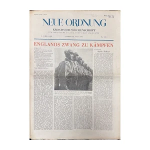 Neue Ordnung Kroatische Wochenschrift 103/1943