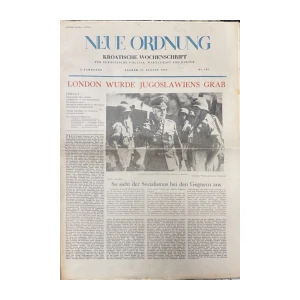 Neue Ordnung Kroatische Wochenschrift 107/1943