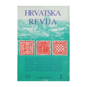 Hrvatska revija: God. XLII, svezak 2/1992