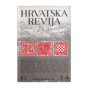 Hrvatska revija: God. XLI, svezak 3/4/1991