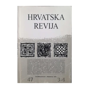 Hrvatska revija: God. XLVII, svezak 3-4/1997