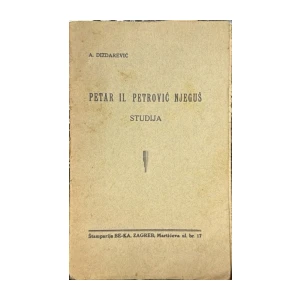 A. Dizdarević: Petar ii. Petrović Njeguš - Studija