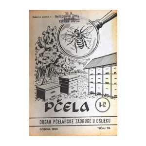 Pčela Organ pčelarske zadruge u Osijeku ,godina 1959, tečaj 78. ,br. 1.1-12.