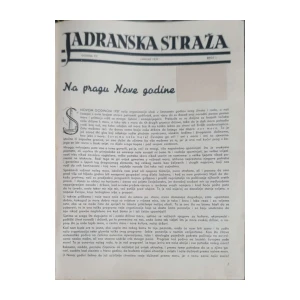 Jadranska straža: Godina 1937/1-12